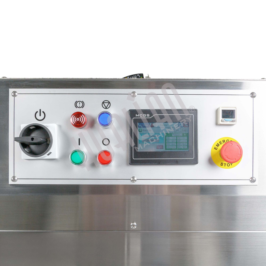 Полуавтоматический запайщик лотков ротационного типа (4 лотка,187*137*120) HVT-450R (нерж.) Hualian - Купить с доставкой по всей России - 8