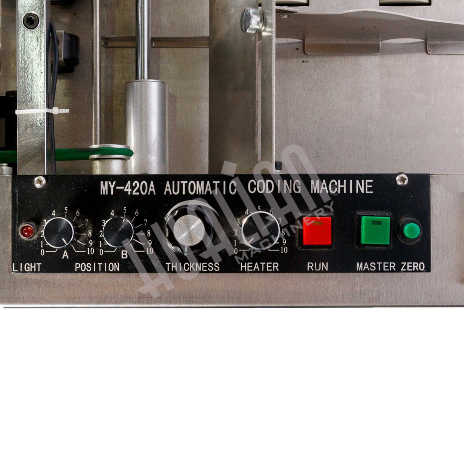 Автоматический датер на твердых чернилах (штамповка) MY-420A (нерж.) (Выставочный образец) Hualian - Купить с доставкой по всей России - 7