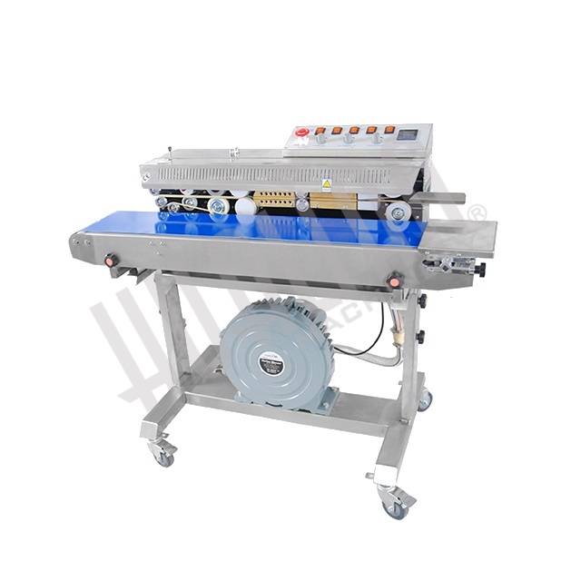 Роликовый конвейерный запайщик FRMQ-1010III SS (нерж.) Hualian - Купить с доставкой по всей России