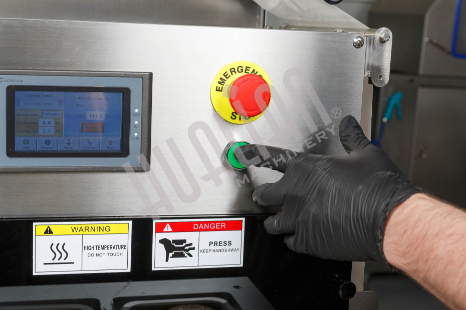 Запайщик лотков с газонаполнением EV-271 (210*148*120 мм, 2 лотка за цикл) Hualian - Купить с доставкой по всей России - 6