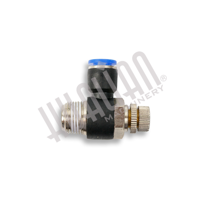Фитинг с дросселем от пневмоцилиндра LPF-1000T (G3/8, 8 мм) Hualian - Купить с доставкой по всей России