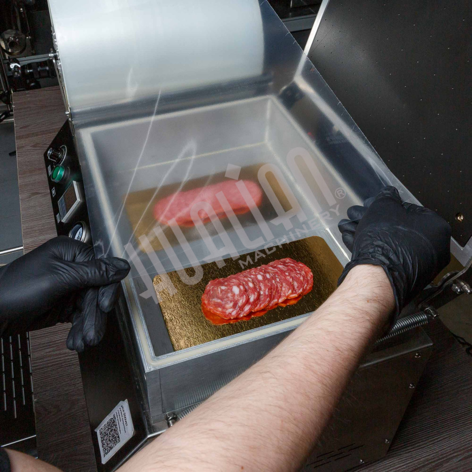 Скин-упаковочная машина HLV-300VST NEW (187*137*75мм, матрица на 2 лотка) Hualian - Купить с доставкой по всей России - 17