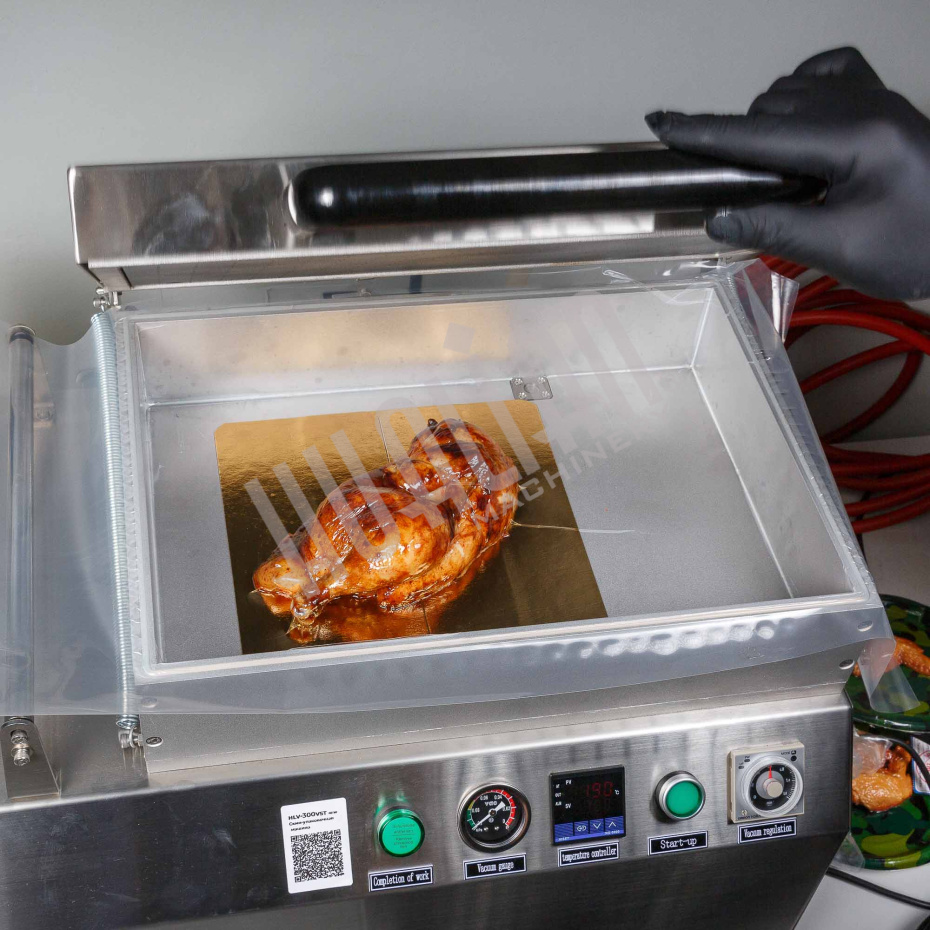 Ручной вакуумный пищевой скин-упаковщик HLV-300VST (глубина лотка 55 мм,2 лотка) PREMIUM Hualian - Купить с доставкой по всей России - 20