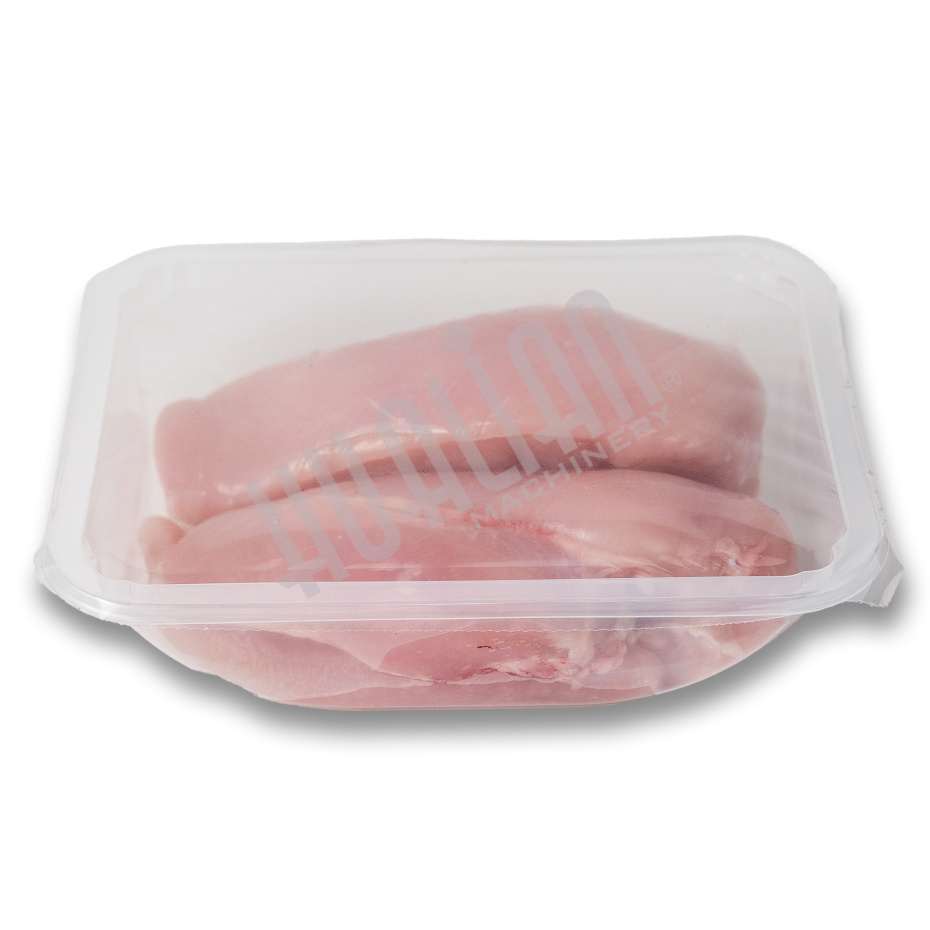 Полуавтоматический запайщик лотков (4 лотка,210*148*40) HVT-550M/4 (нерж., СКИН) Hualian - Купить с доставкой по всей России - 14