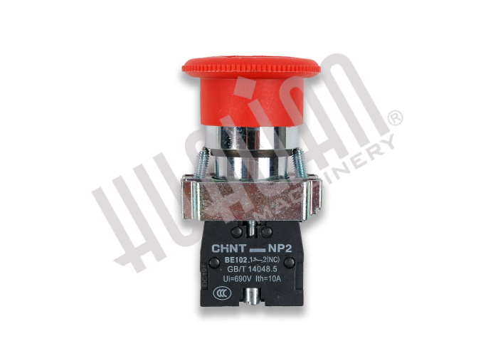 Кнопка аварийной остановки NP2-BS542 (DZQ-600L/S/DZF-5050/HVT-450R) Hualian - Купить с доставкой по всей России