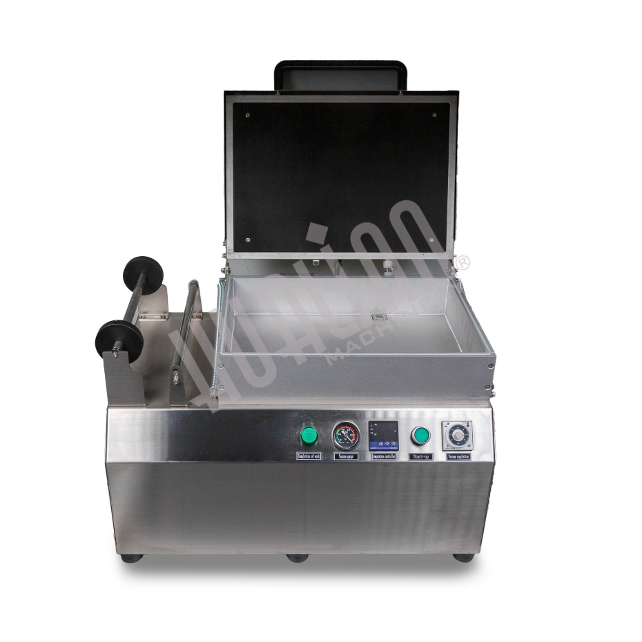 Ручной вакуумный пищевой скин-упаковщик HLV-300VST (глубина лотка 55 мм,2 лотка) PREMIUM Hualian - Купить с доставкой по всей России