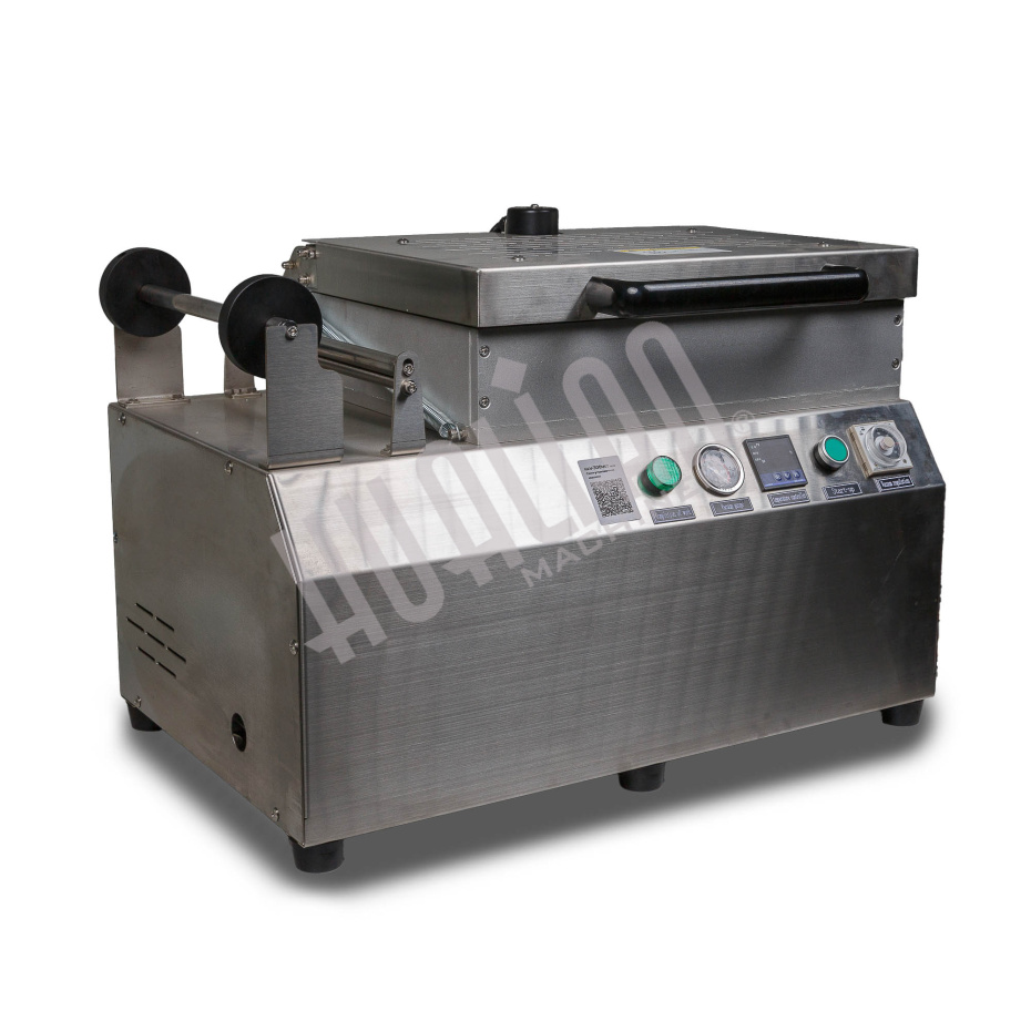 Ручной вакуумный пищевой скин-упаковщик HLV-300VST (глубина лотка 55 мм,2 лотка) PREMIUM Hualian - Купить с доставкой по всей России - 13