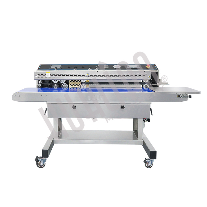 Горизонтальный конвейерный запайщик FRP-1120WH (SS) (нерж, каплеструйный принтер, откачка/наполн.возд) Hualian - Купить с доставкой по всей России