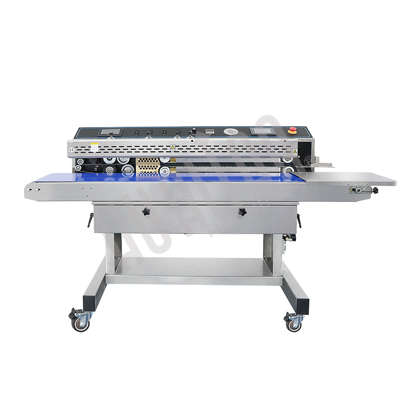 Горизонтальный конвейерный запайщик FRP-1120WH (SS) (нерж, каплеструйный принтер, откачка/наполн.возд) Hualian - Купить с доставкой по всей России