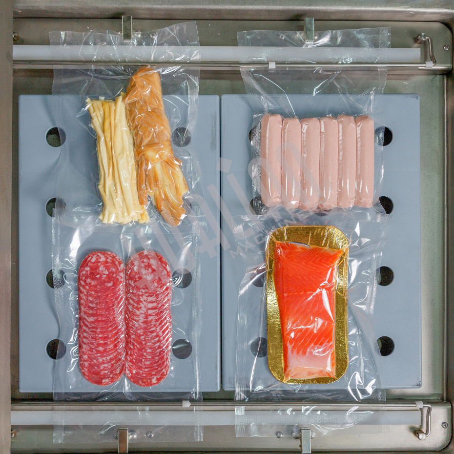 Напольная двухкамерная вакуум-упаковочная машина DZQ-500/2SB SS (нерж., газ) Hualian - Купить с доставкой по всей России - 27