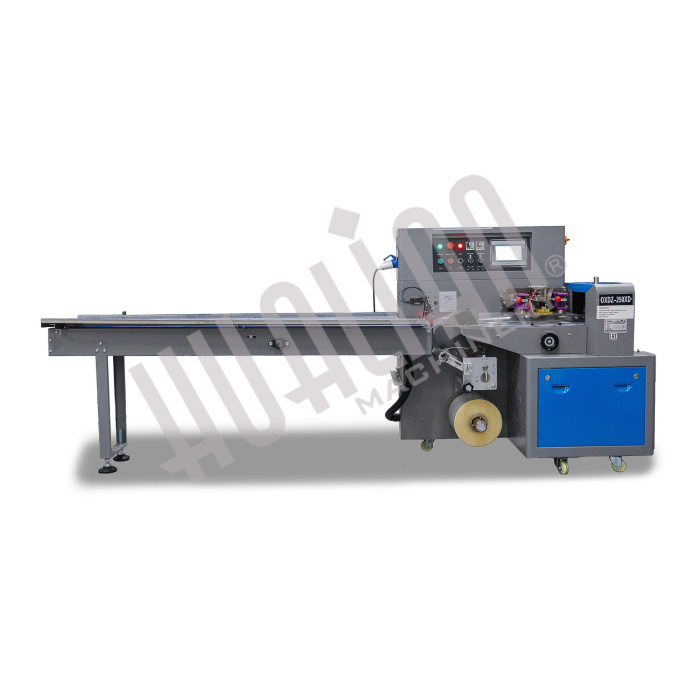 Горизонтальная упаковочная машина DXDZ-250XD (лент. 80 мм, рег. форм., S 250, L 120-280, H 60) Hualian - Купить с доставкой по всей России