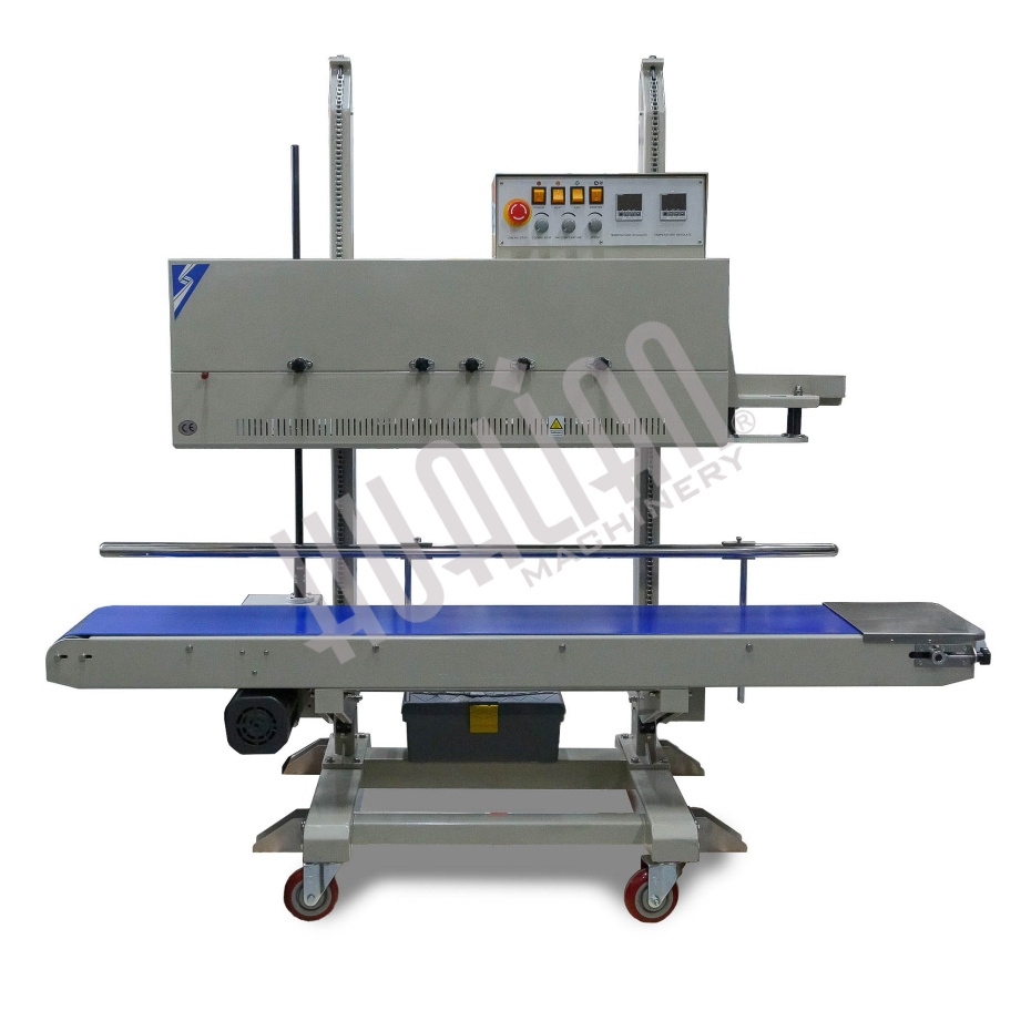 Роликовый конвейерный запайщик FRM-1370LD  (с датером. опция от края 110мм) Hualian - Купить с доставкой по всей России - 2