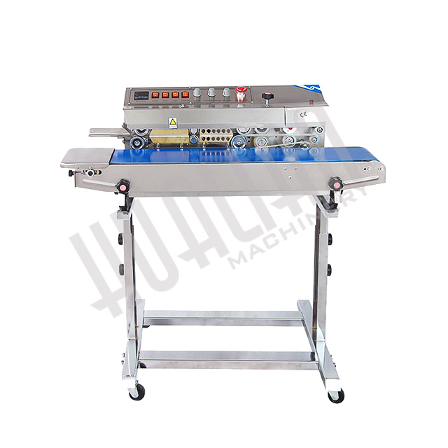 Роликовый конвейерный запайщик горизонтальный на консоли FRM-810III Hualian - Купить с доставкой по всей России - 2