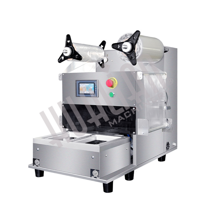 Запайщик лотков с газонаполнением EV-271 (187*137*120 мм, 2 лотка за цикл) Hualian - Купить с доставкой по всей России