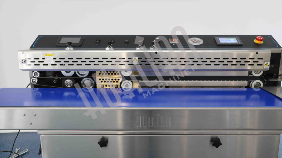 Горизонтальный конвейерный запайщик FRP-1120WH (SS) (нерж, каплеструйный принтер, откачка/наполн.возд) Hualian - Купить с доставкой по всей России - 21