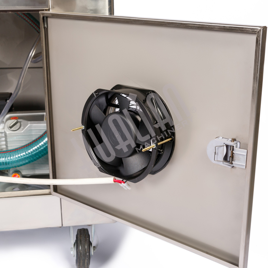 Напольная двухкамерная вакуум-упаковочная машина DZQ-500/2SB SS (нерж., газ) Hualian - Купить с доставкой по всей России - 16