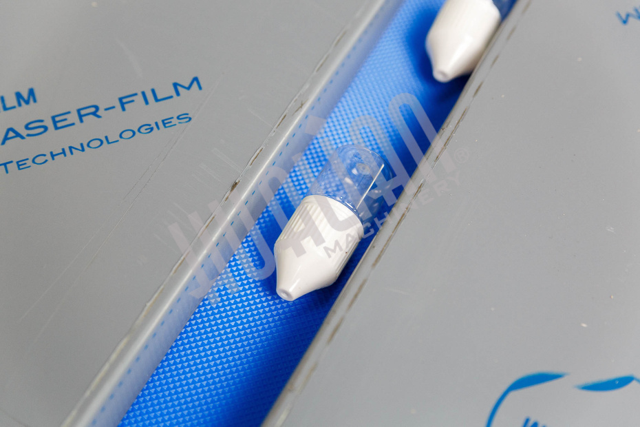 Автоматическая горизонтальная упаковочная машина DXDZ-350XD под ВПП (3 servo, лент.150 мм, рег.форм., min bag L 120, H 50, трансп.попереч.запайки) Hualian - Купить с доставкой по всей России - 5