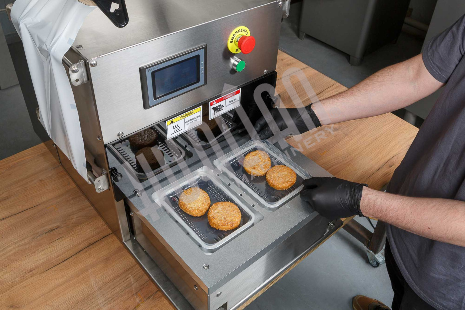 Запайщик лотков с газонаполнением EV-271 (210*148*120 мм, 2 лотка за цикл) Hualian - Купить с доставкой по всей России - 4