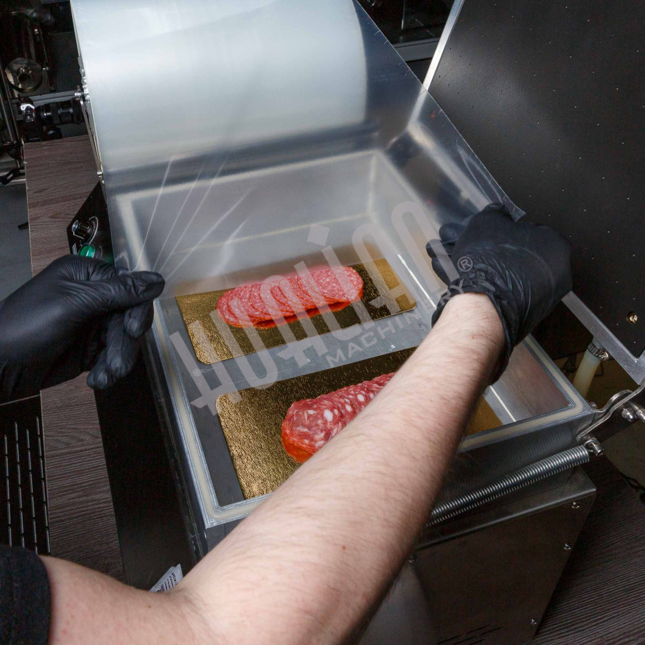 Скин-упаковочная машина HLV-300VST NEW (187*137*75мм, матрица на 2 лотка) Hualian - Купить с доставкой по всей России - 16