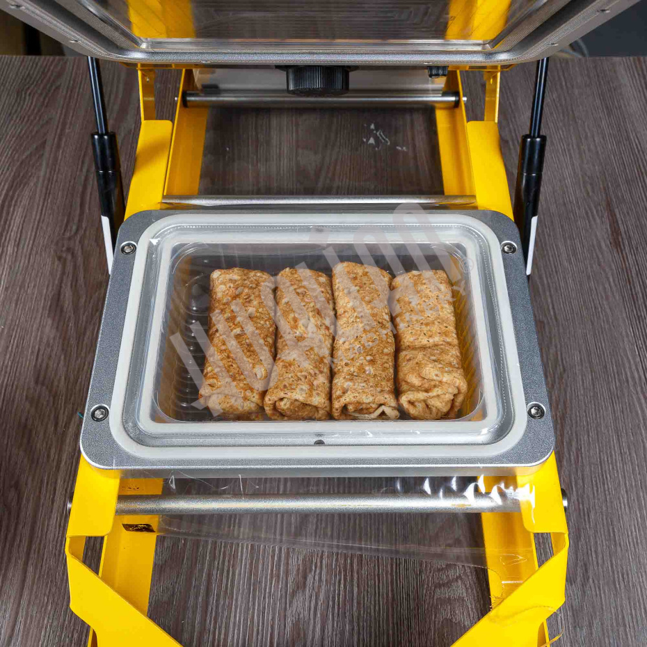 Ручной запайщик лотков HTS-210R Крашеный корпус (210*148) Hualian - Купить с доставкой по всей России - 21