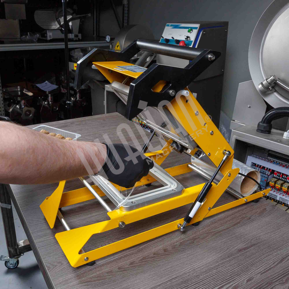 Ручной запайщик лотков HTS-210R Крашеный корпус (210*148) Hualian - Купить с доставкой по всей России - 14