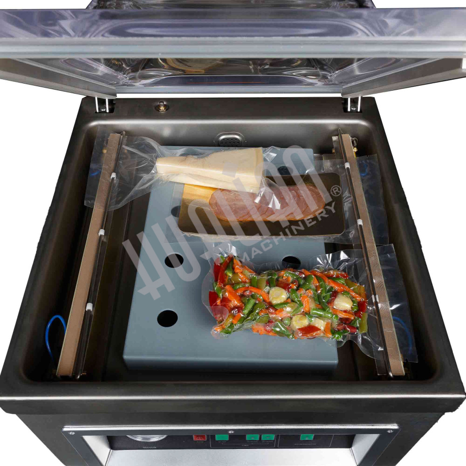 Настольный вакуумный упаковщик DZ-400/2T (нерж.) Hualian - Купить с доставкой по всей России - 8