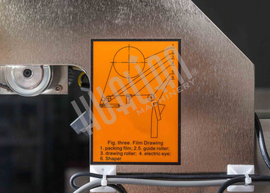 Автоматическая фасовочно-упаковочная машина DXDK-320RH-E (нерж., стик 17*110 мм, 4.6-8 мл, W пленки 42 мм, зубч. нож.) Hualian - Купить с доставкой по всей России - 23