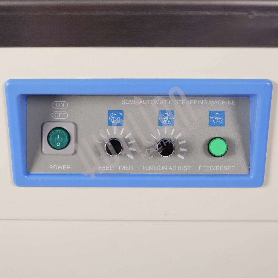 Полуавтоматическая стрейпинг-машина (закрытый стол) KZB-10H Hualian - Купить с доставкой по всей России - 2