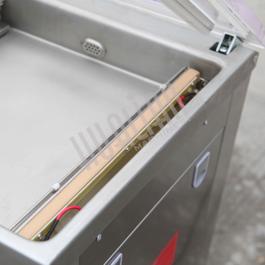 Настольный вакуумный упаковщик DZQ-400/2T (нерж., обрезка) Hualian - Купить с доставкой по всей России - 2