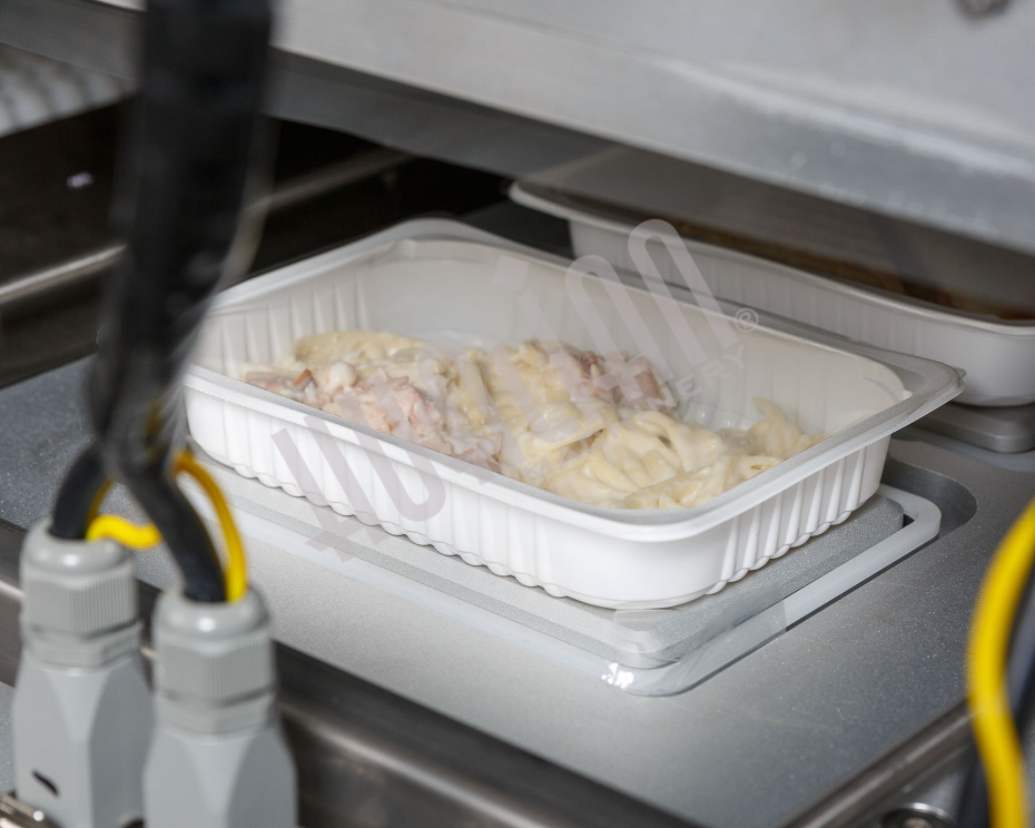  Автоматический запайщик лотков с функцией вакуумной газации HVT-450A/2 V2 (нерж., лоток 210*148) Hualian - Купить с доставкой по всей России - 6