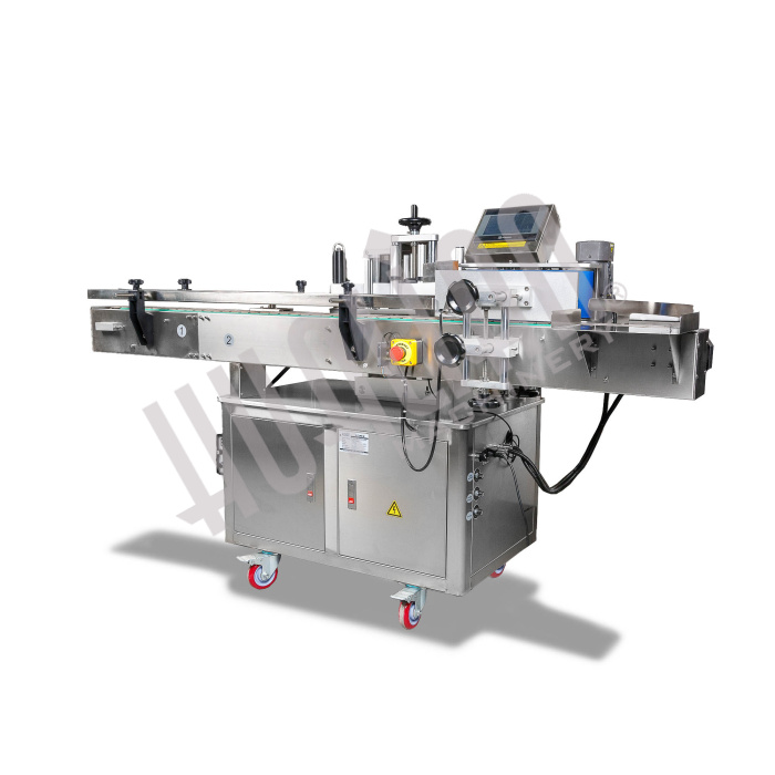 Напольный автоматический этикетировщик для круглой тары с датером HLMT-200D LOW COST Hualian - Купить с доставкой по всей России