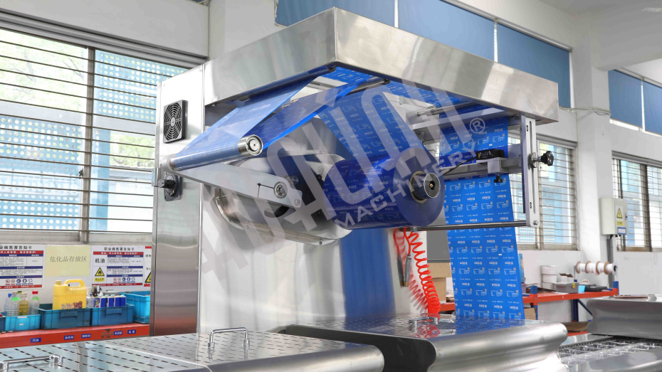 Термоформовочная машина HVR-420A (220*76.8*50 мм; 300*76.8*50 мм; вод.охл., газ., этикетировщик) Hualian - Купить с доставкой по всей России - 15