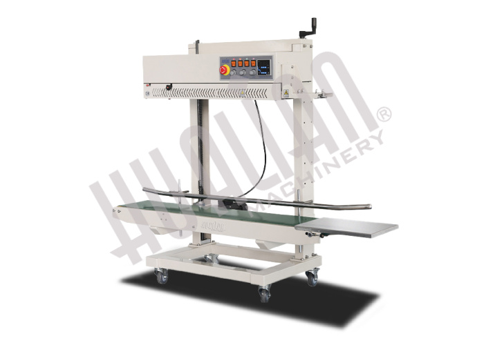 Роликовый конвейерный запайщик FRCM-1120L (крашеный корпус, с датером) Hualian - Купить с доставкой по всей России