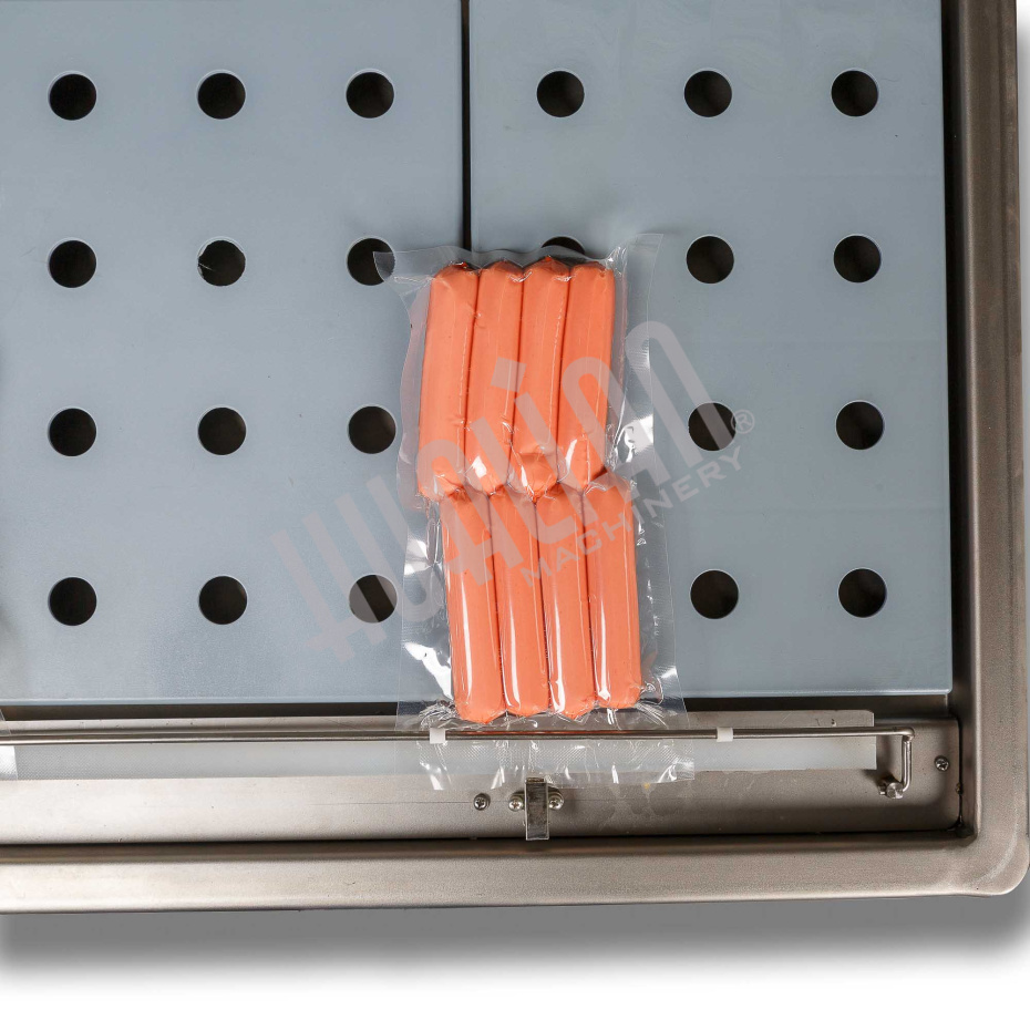 Напольная двухкамерная вакуум-упаковочная машина DZQ-700/2SB (нерж., газ) Hualian - Купить с доставкой по всей России - 6