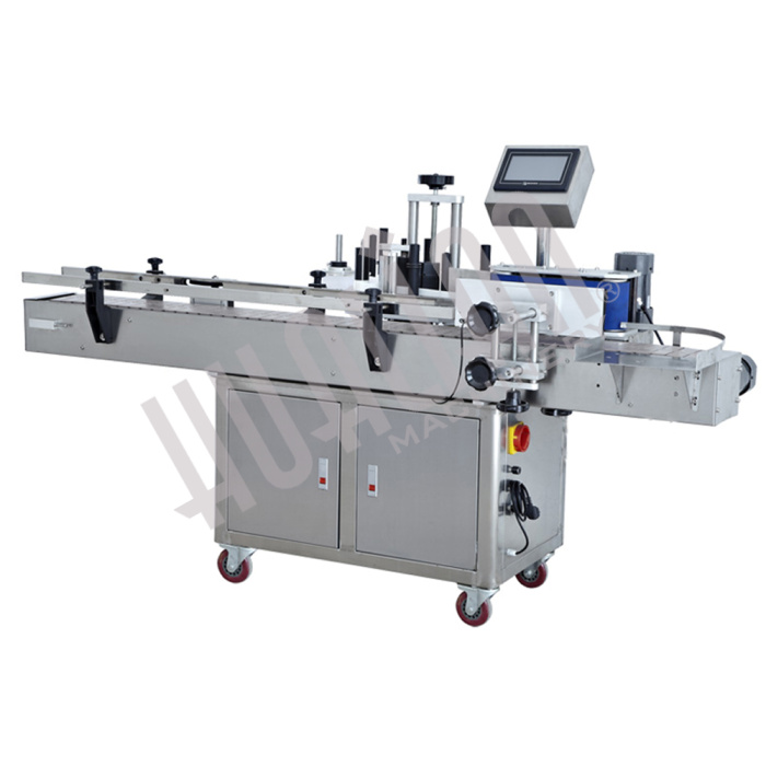 Напольный автоматический этикетировщик для круглой тары HLMT-200 LOW COST Hualian - Купить с доставкой по всей России