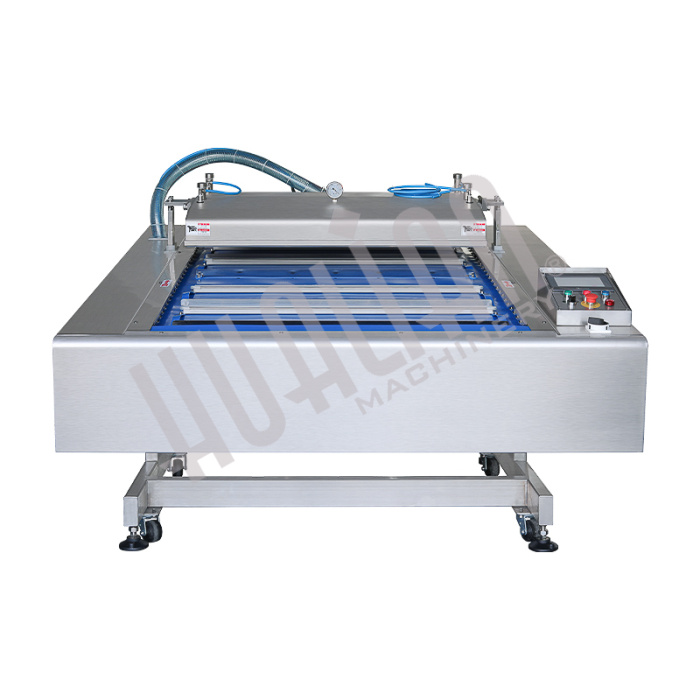 Автоматическая вакуум упаковочная машина конвейерного типа HVB-1020F/1 (DZ-1020F) Hualian - Купить с доставкой по всей России