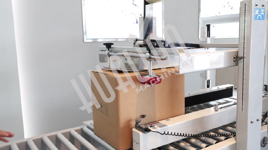 Полуавтоматический заклейщик коробов FXJ-5050L Hualian - Купить с доставкой по всей России - 3