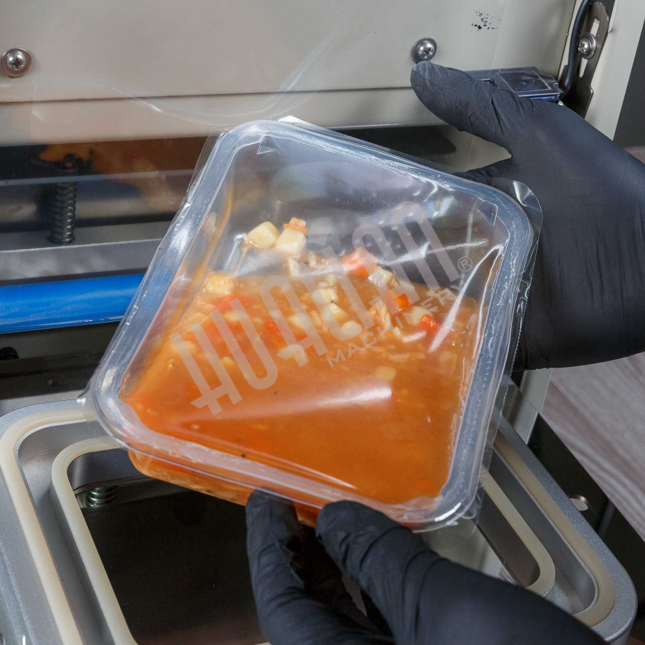 Полуавтоматический запайщик лотков HL-95B (210х148) Hualian - Купить с доставкой по всей России - 14