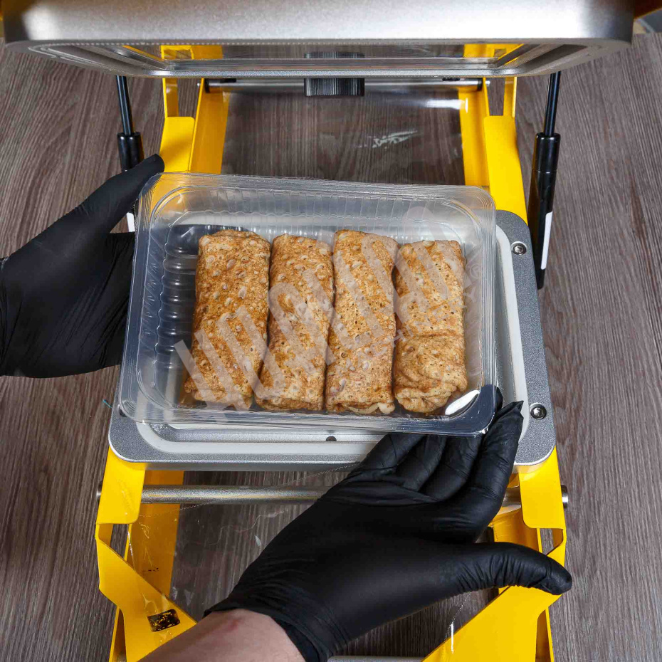 Ручной запайщик лотков HTS-210R Крашеный корпус (210*148) Hualian - Купить с доставкой по всей России - 22