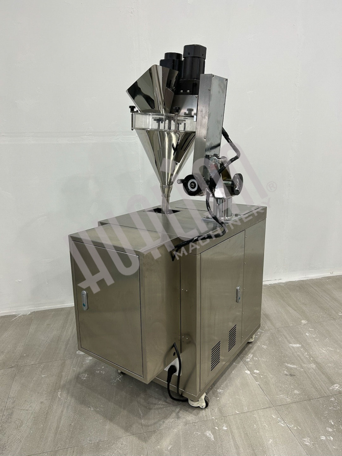 Мини дой-пак линия со шнековым дозатором для пакетов с зип-локом HLDX-9018F  Hualian - Купить с доставкой по всей России - 2