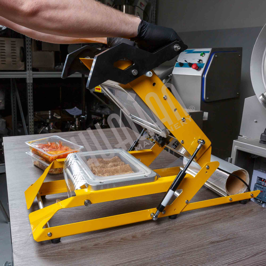 Ручной запайщик лотков HTS-210R Крашеный корпус (210*148) Hualian - Купить с доставкой по всей России - 18