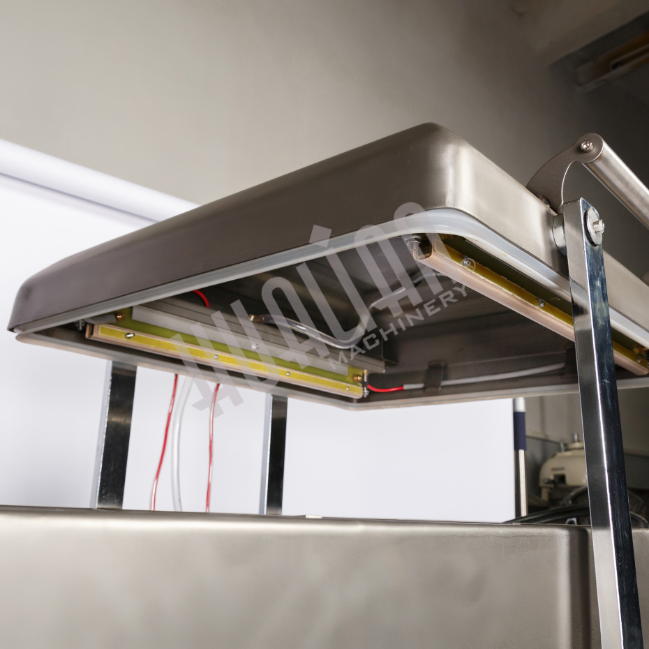 Напольная двухкамерная вакуум-упаковочная машина DZQ-500/2SB SS (нерж., газ) Hualian - Купить с доставкой по всей России - 21