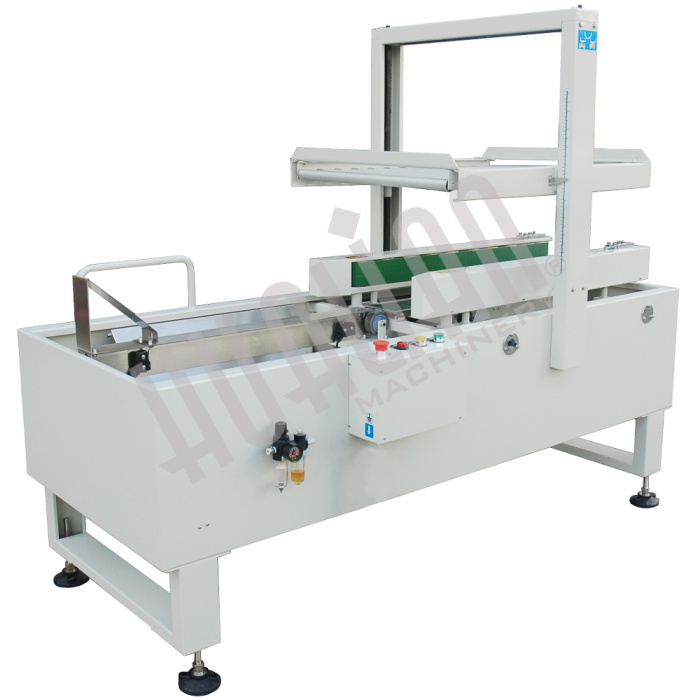 Полуавтомат для складывания и заклейки дна коробок DZF-5050 Hualian - Купить с доставкой по всей России