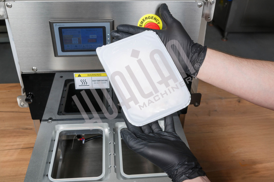 Запайщик лотков с газонаполнением EV-271 (210*148*120 мм, 2 лотка за цикл) Hualian - Купить с доставкой по всей России - 9