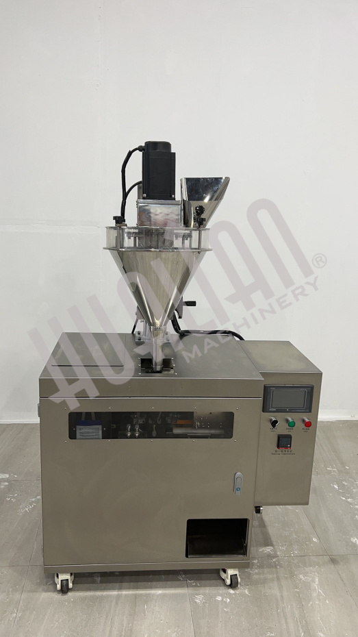 Мини дой-пак линия со шнековым дозатором HLDX-9018F  Hualian - Купить с доставкой по всей России - 6