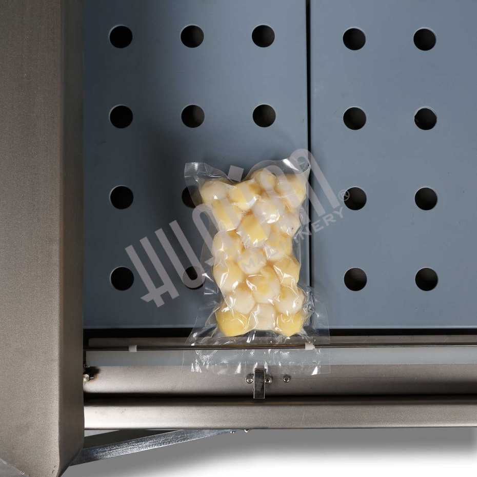 Напольная двухкамерная вакуум-упаковочная машина DZQ-700/2SB (нерж., газ) Hualian - Купить с доставкой по всей России - 7