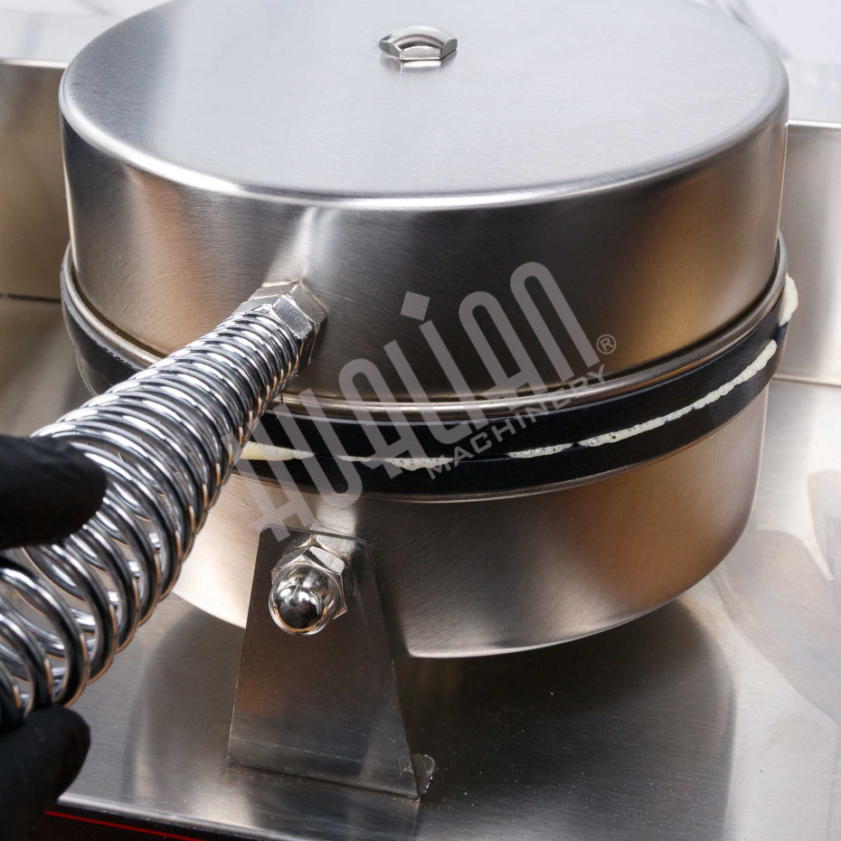 Вафельница для объемных вафель HWB-2 (2 секции, круг) Hualian - Купить с доставкой по всей России - 16