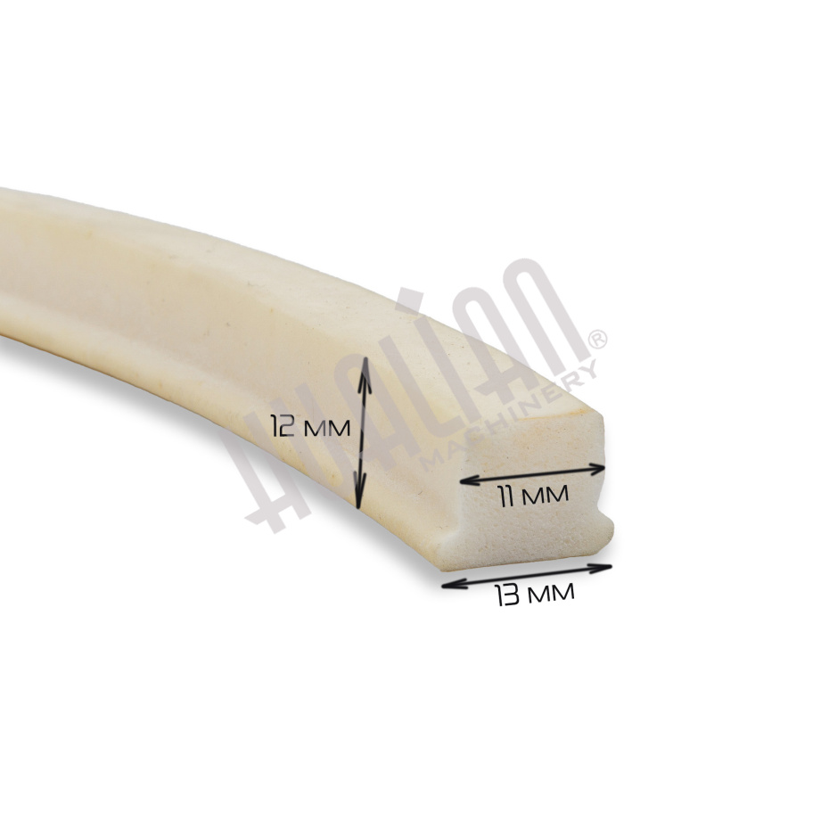 Резина неопреновая прижимная для FS-H (метражом) Hualian - Купить с доставкой по всей России - 3