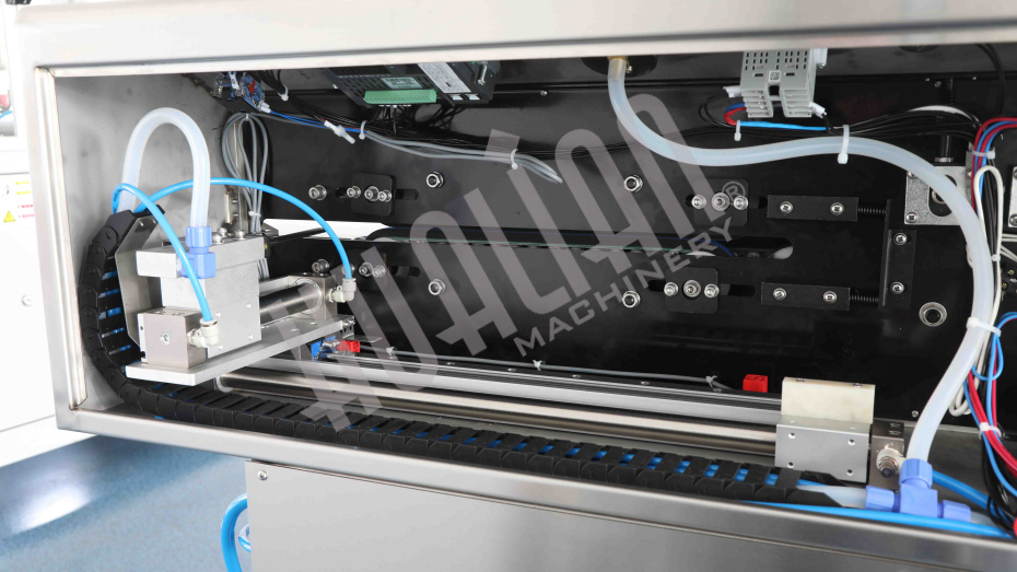 Горизонтальный конвейерный запайщик FRP-1120WH (SS) (нерж, каплеструйный принтер, откачка/наполн.возд) Hualian - Купить с доставкой по всей России - 10