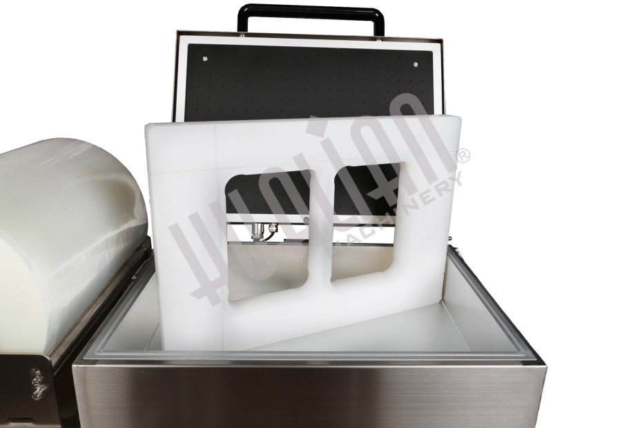 Скин-упаковочная машина HLV-300VST NEW на два лотка (глубина лотка 55 мм) Hualian - Купить с доставкой по всей России - 35